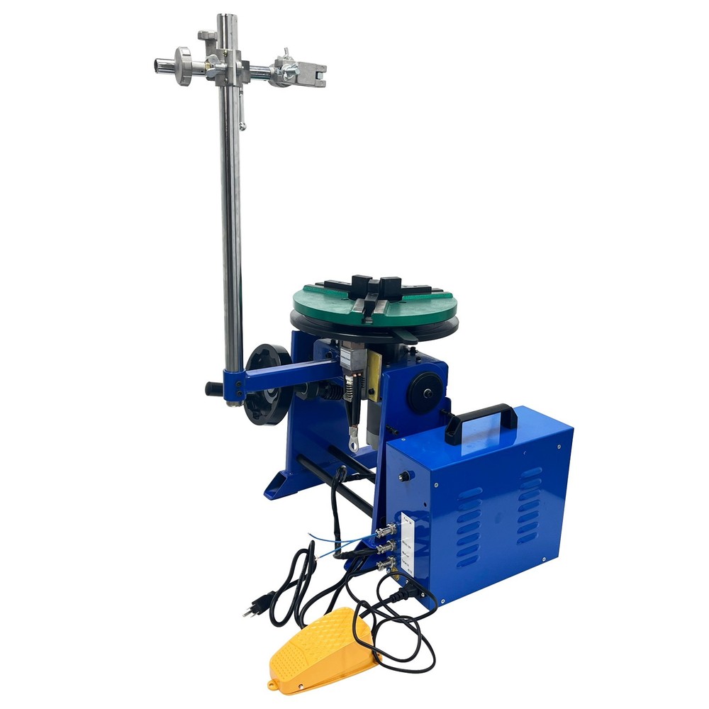 Welding Positioner Drill Chuck + Bracket 90 Degree Girth Welding Rotatuing Table