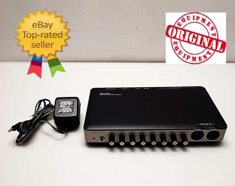 TASCAM US-800 DIGITAL MULTICHANNEL RECORDER 8x4 Mobile Audio/MIDI Interface