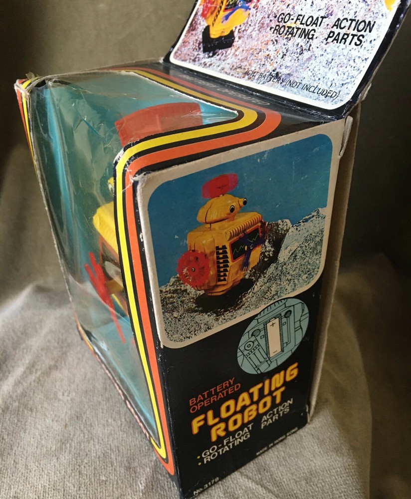 Vintage Toy Robot Floating Robot Mint In Box 1970
