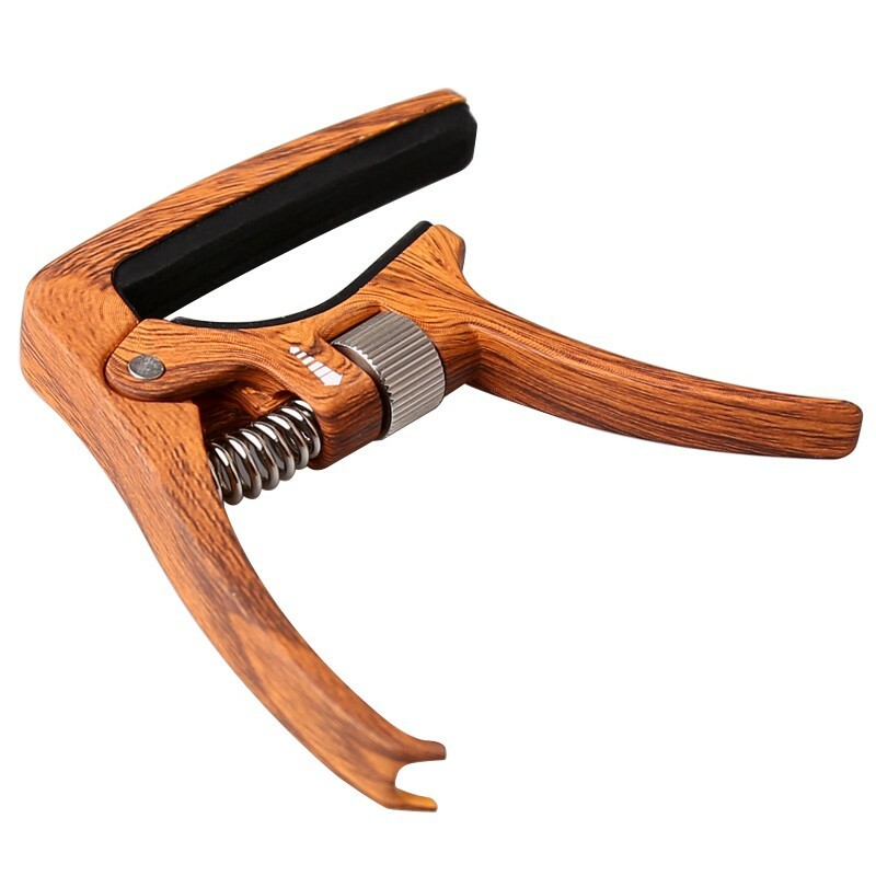 Guitar Capo  Adjustable Tension Built-in Bridge Pin Puller