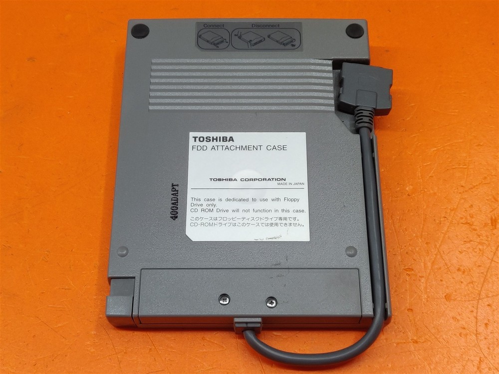 ⭐️⭐️⭐️⭐️⭐️ Toshiba External FDD Floppy Disk Drive Attachment Case