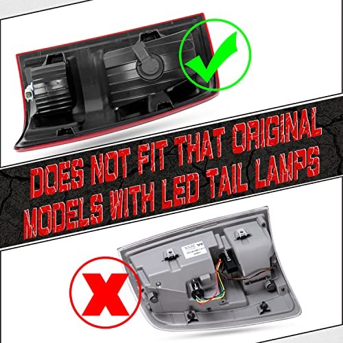 Tail Light Compatible with 2009-2018 Dodge Ram 1500 2500 3500 Driver Side