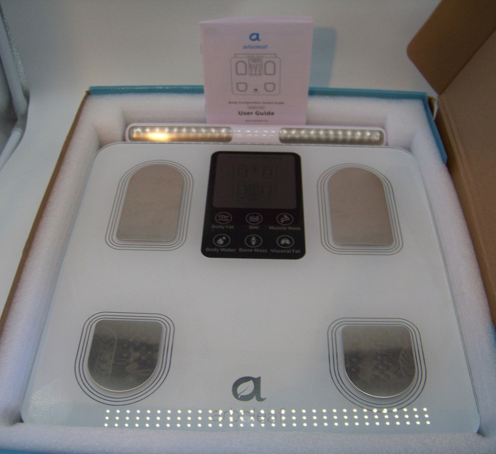 Arboleaf Segmental Smart Body Composition Scale Fat BMI Muscle Mass 8-Electrode