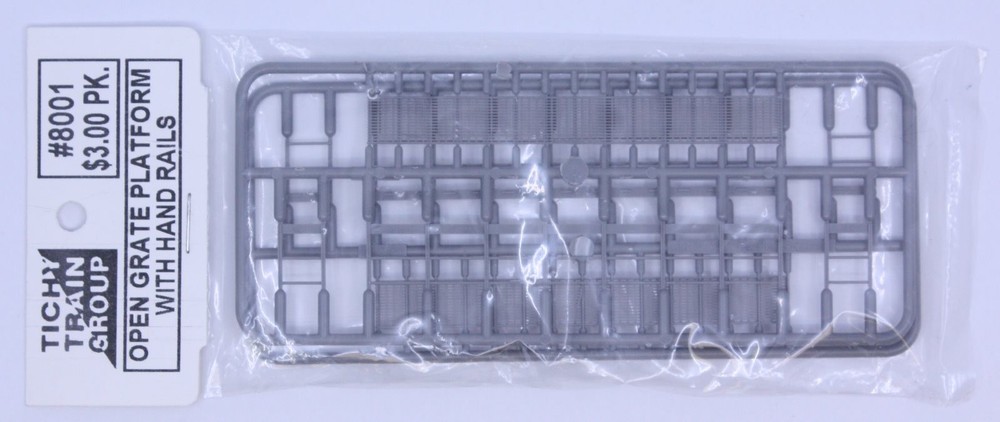 Tichy 8001 HO Scale Open Grate Platform With Hand Rails