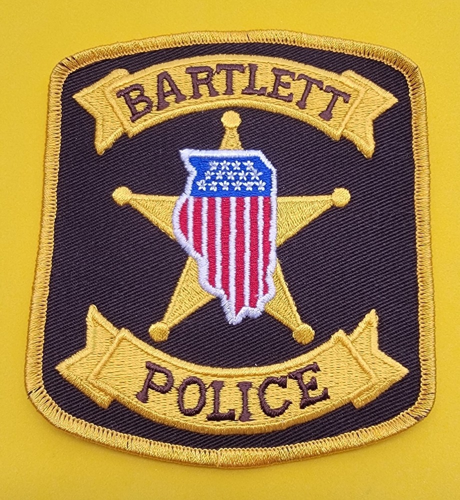 BARTLETT, Illinois, Police Uniform Shoulder Patch
