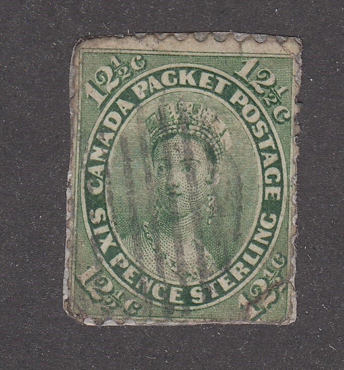 Canada #18 Used On Piece