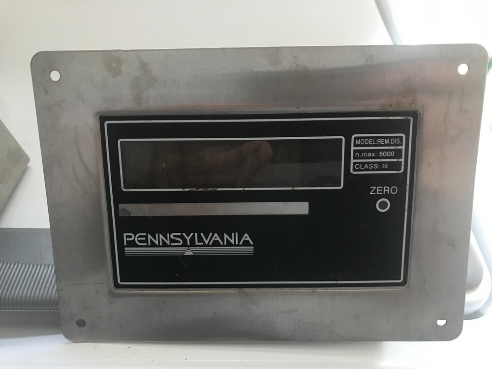 Pennsylvania Scale Co. Weight Indicator Model 7600 with Remote Indicator REM.DIS