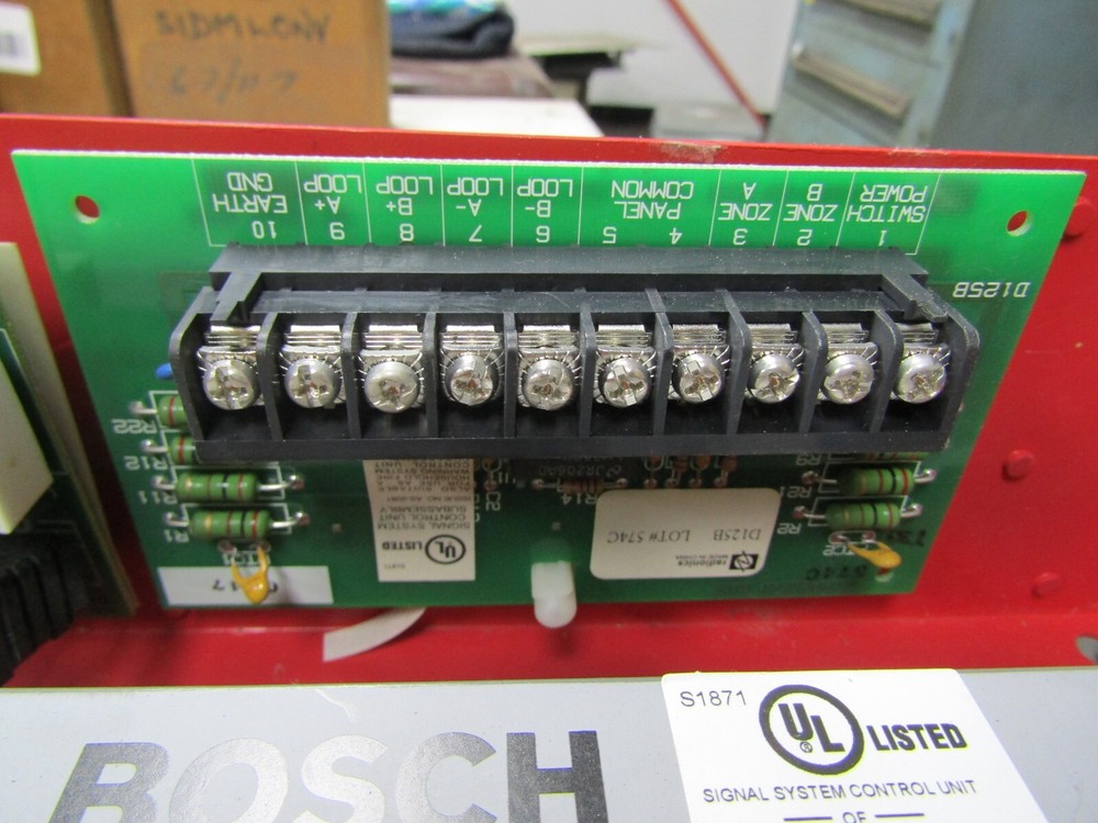 BOSCH PROTECTED PREMISES CONTROL PANEL W/ RADIONICS FIRE CONTROL PANEL D9412GV2