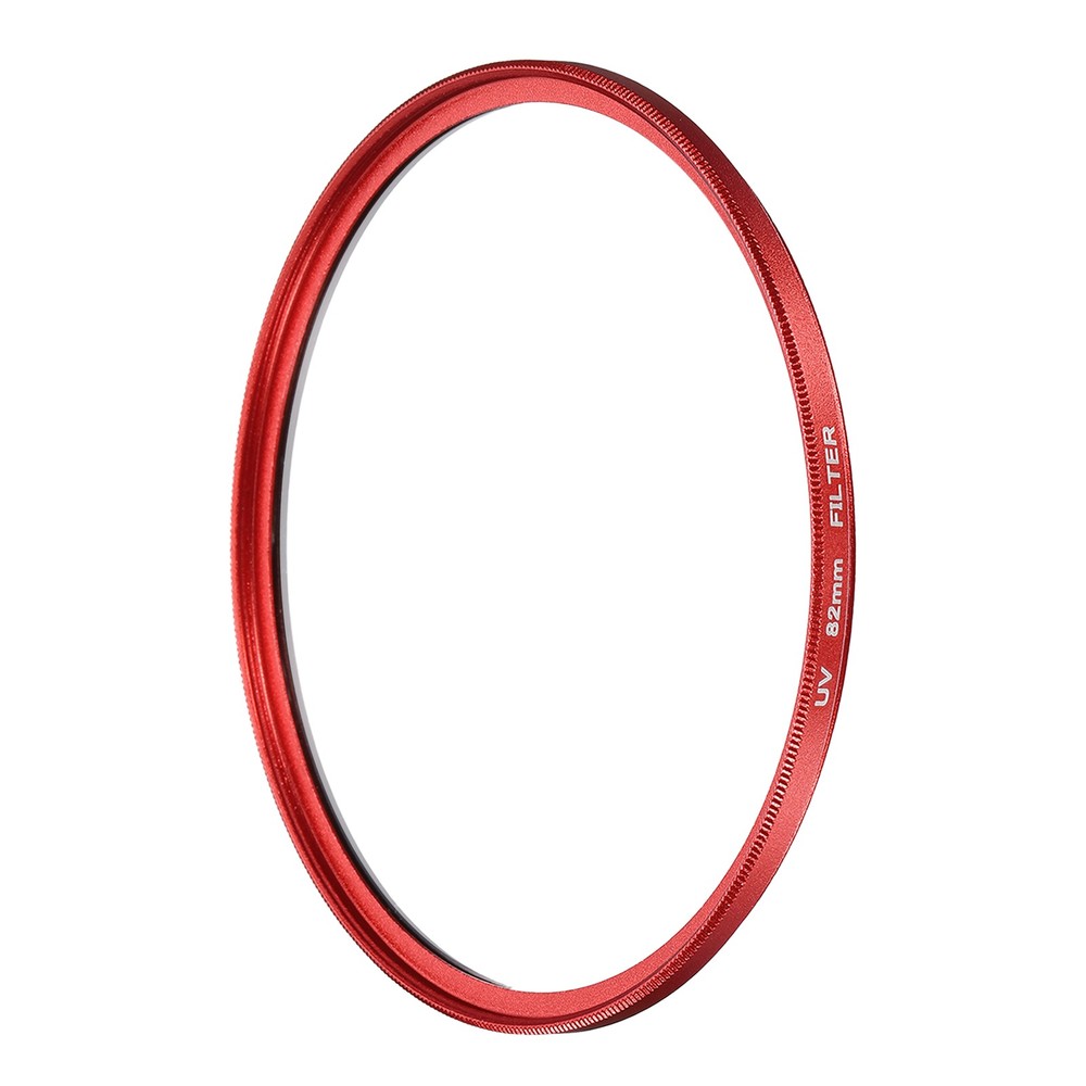 82mm Ultra Slim Lens Filter Multi Coating Camera Len Filter, Red