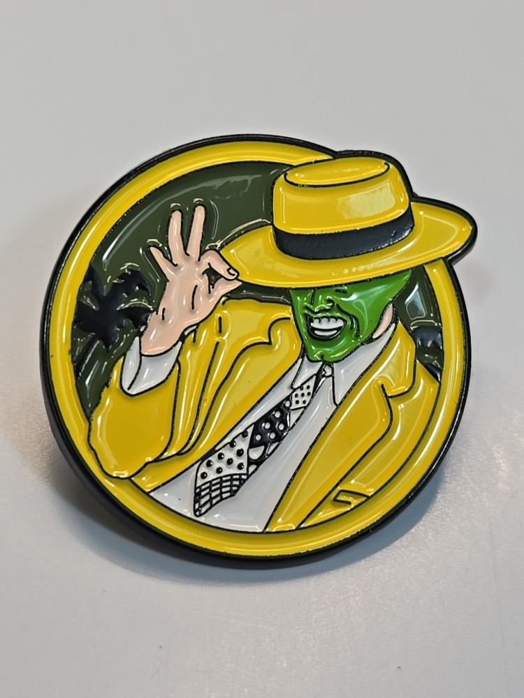 The Mask Yellow Suite Lapel Pin