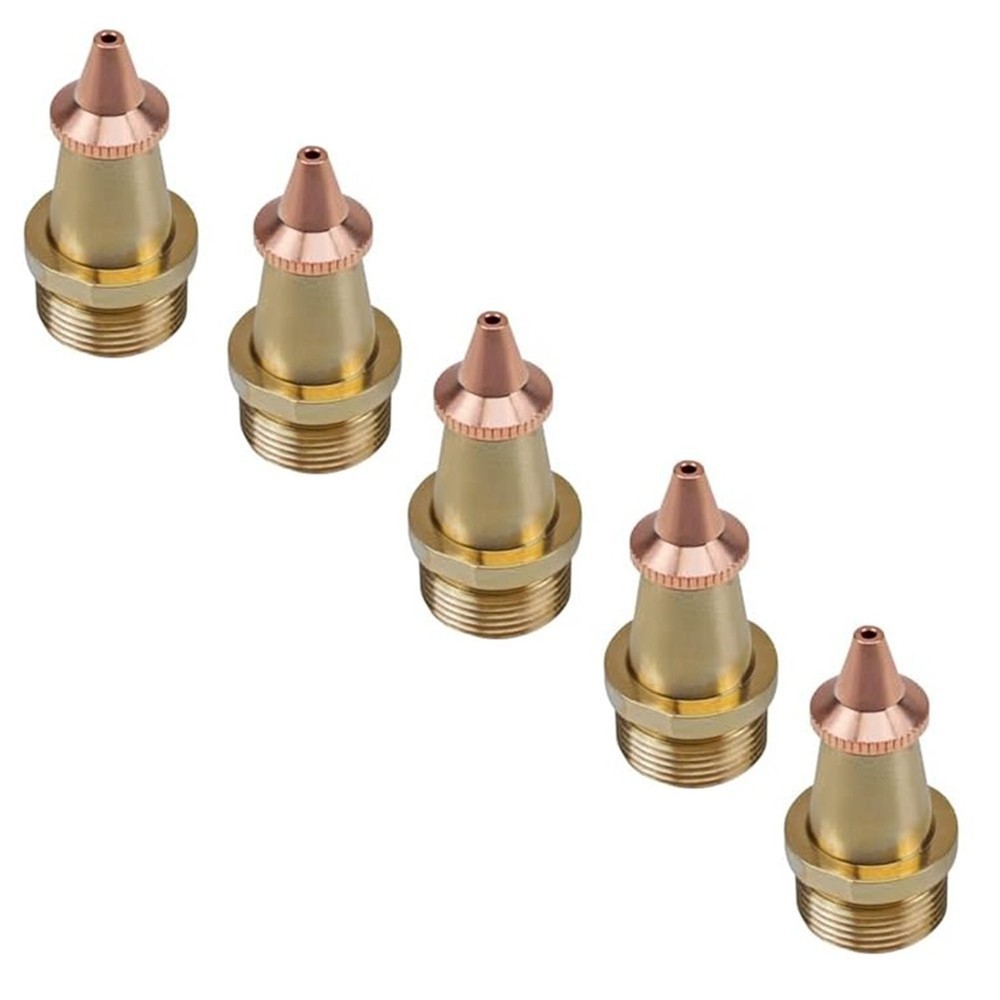 5 Piece Copper Welding Nozzle Kit for M16 Thread Cutting Wire Feed Use