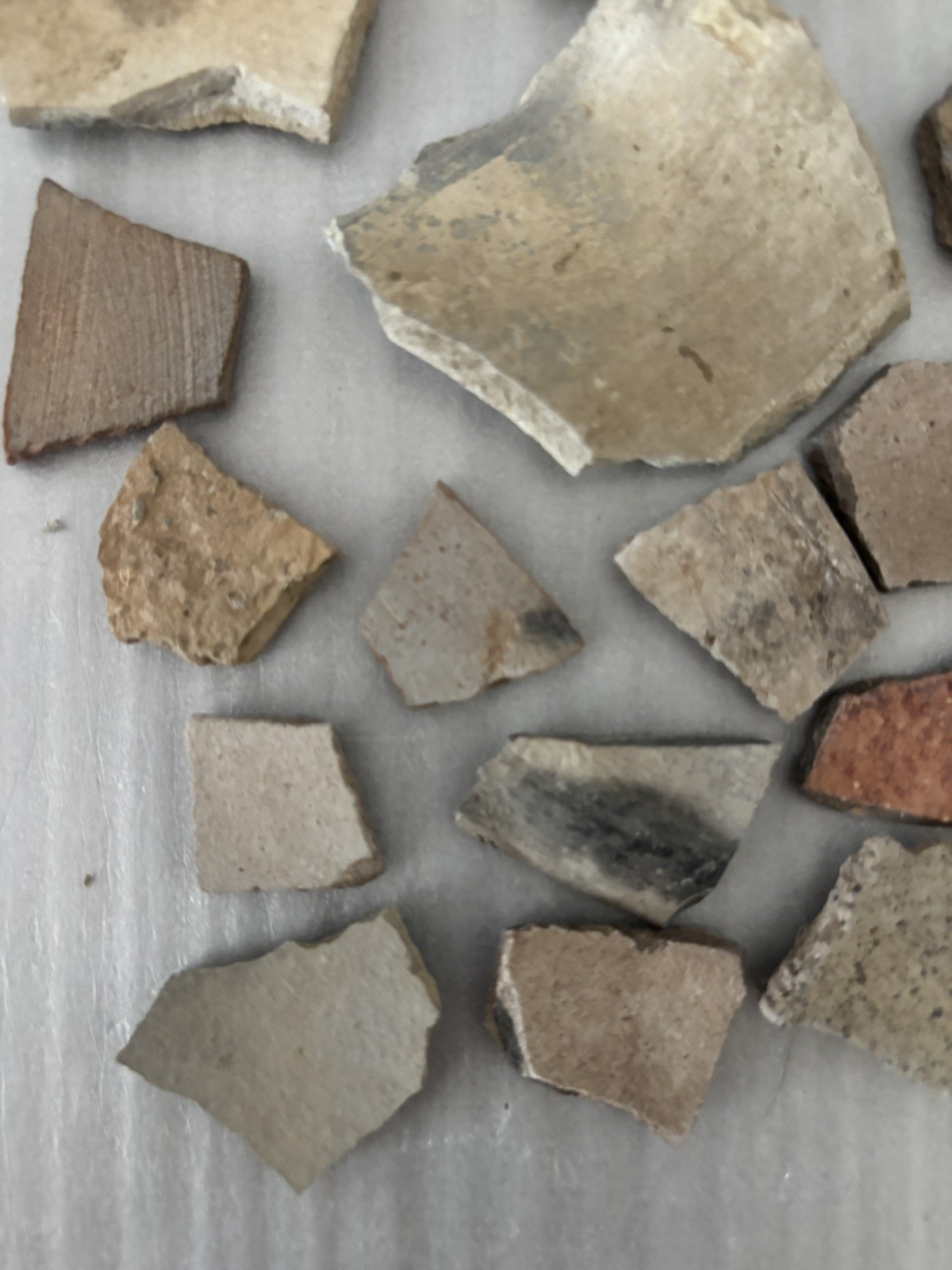 30+ Ancient Anasazi Native American Pottery Shards Arizona L10-E FREE SHIP