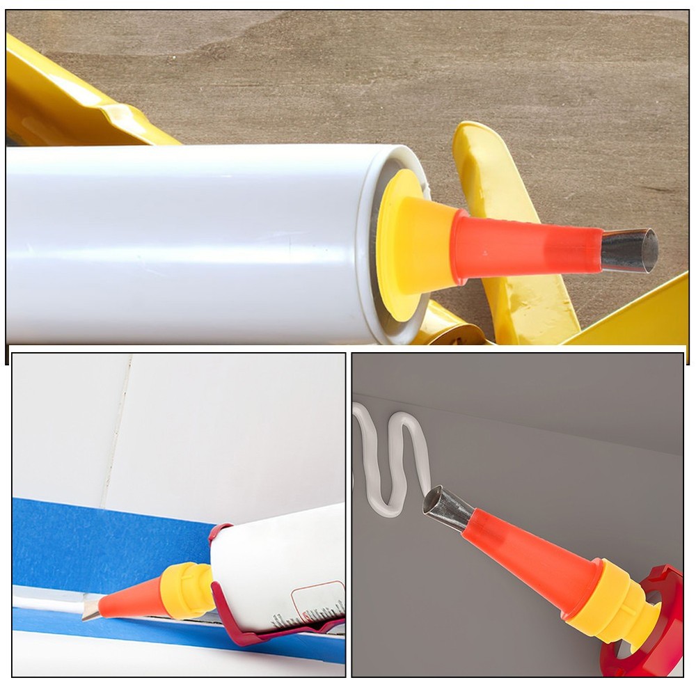 Caulk Finisher Tool Convenient Caulking Tips Extension Nozzle Replacement