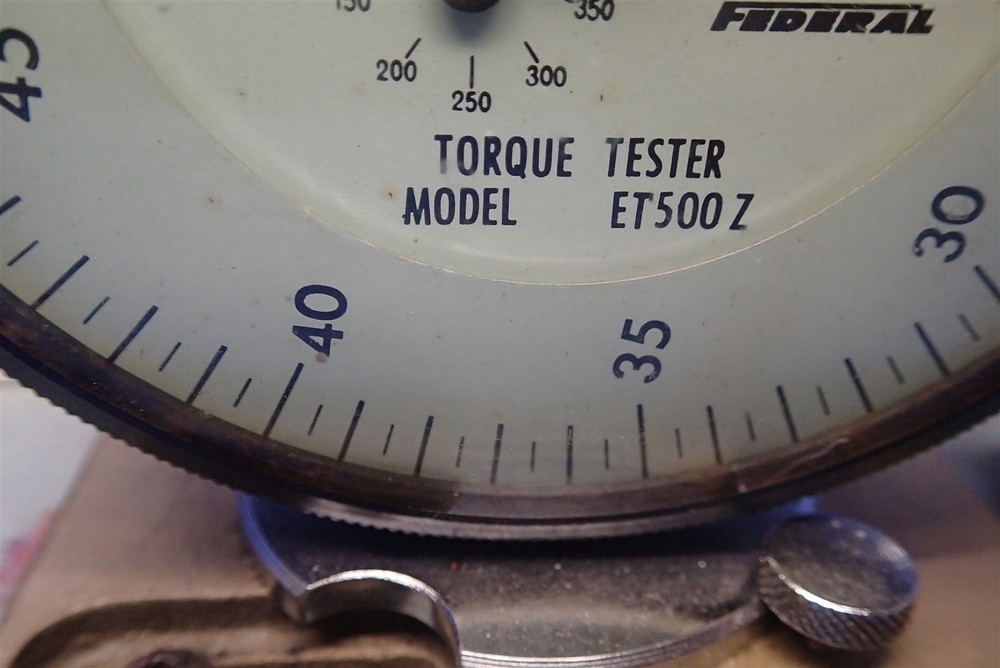 TORQUE CONTROLS TORQUE TESTER MODEL No. ET500Z