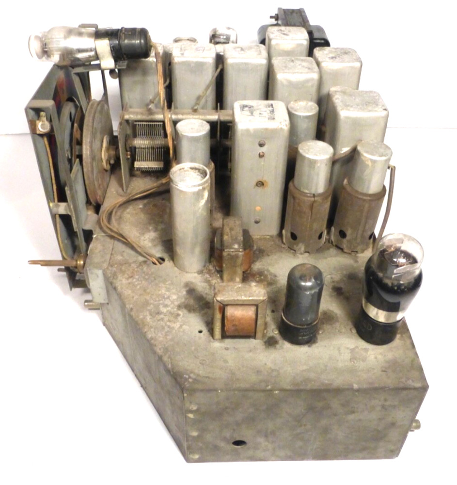 vintage ARVIN 1237 PHANTOM CHASSIS: Untested w/12 tubes & good TELE-DIAL