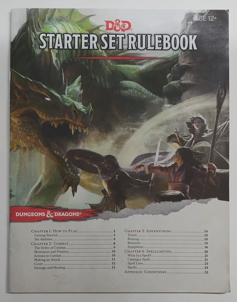 D&D Dungeons & Dragons STARTER SET RULEBOOK