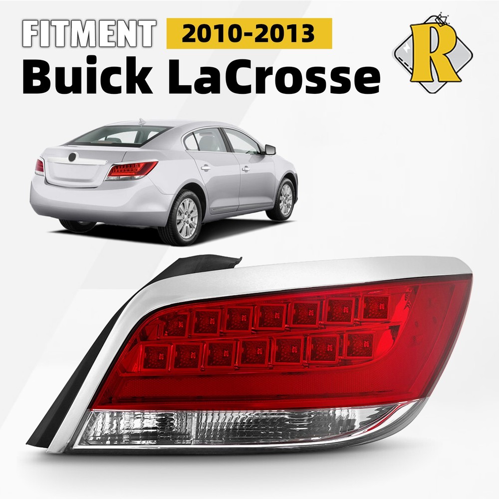Tail Light For 2010-2013 Buick LaCrosse W/LED Brake Lamp Right Passenger Side