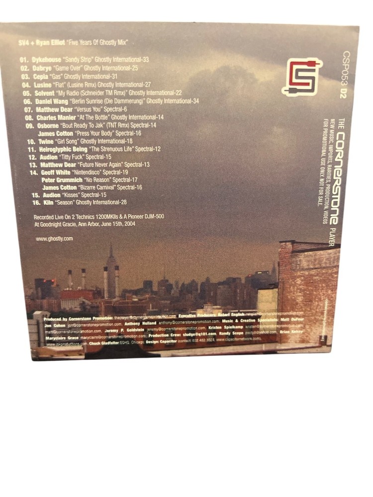 Cornerstone Player 053.2 CD With Case