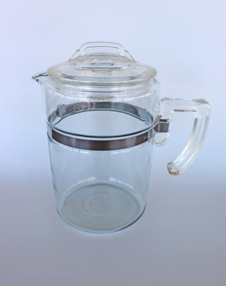 Vintage 9 CUP PYREX Glass COFFEE PERCOLATOR Model 7829