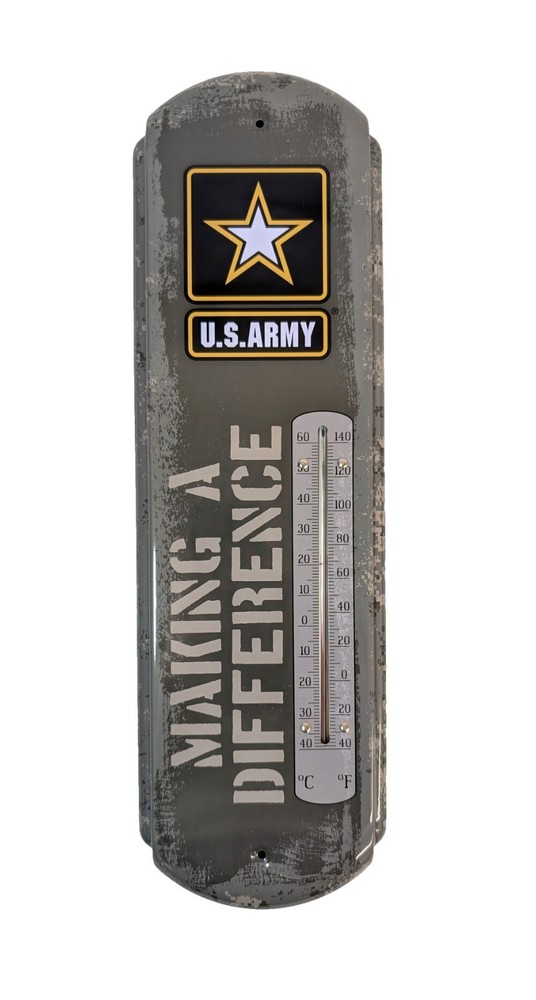 U.S. ARMY Outdoor Large Thermometer Making A Difference
