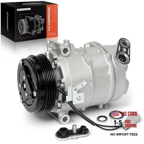AC Compressor with Clutch for Ram ProMaster 1500 - Compatible with AC Compressor