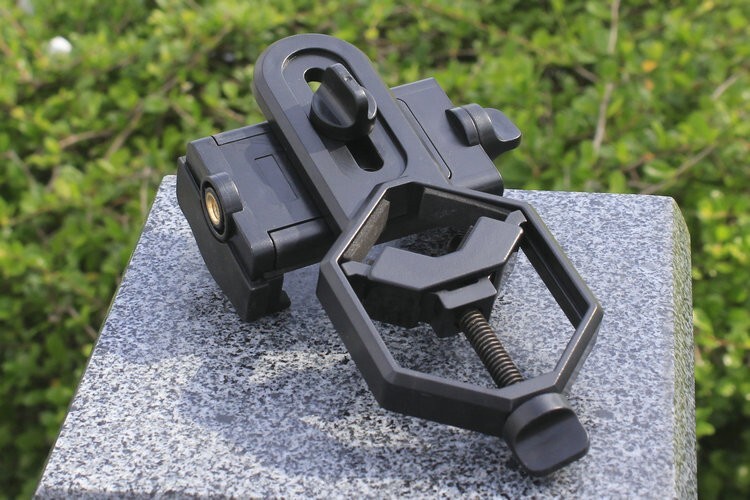 Metal Mobile Phone Holder Adapter Bracket Binoculars Monocular Scope Telescope