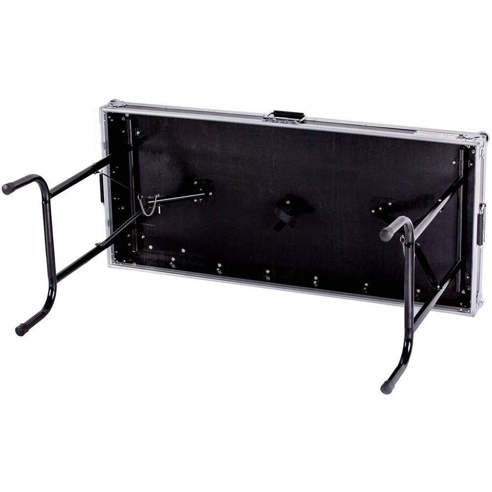 DEEJAY LED TBHTABLE48 Fly Drive Case Universal Fold Out DJ Table Engineered...