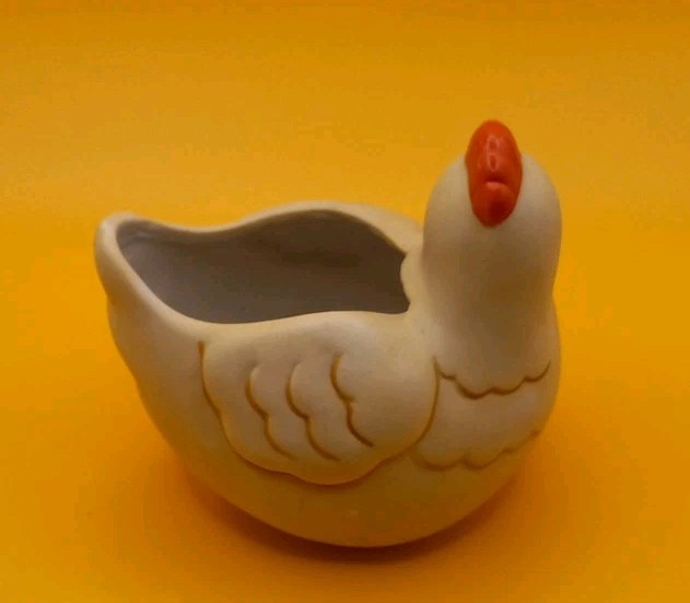 Vintage Ceramic Chicken Holder/Planter