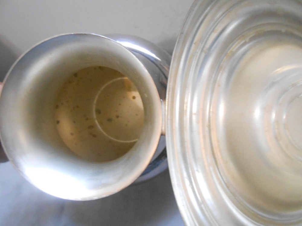 Oneida USA SilverSmith Coffee Tea Pot, Sugar Bowl & Creamer Cup