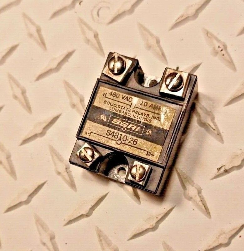 SSRI S4810-26 Solid State Relay, 480vac, 10 Amp