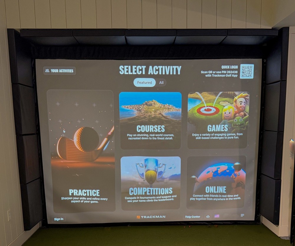 Golf Simulator Wall Padding