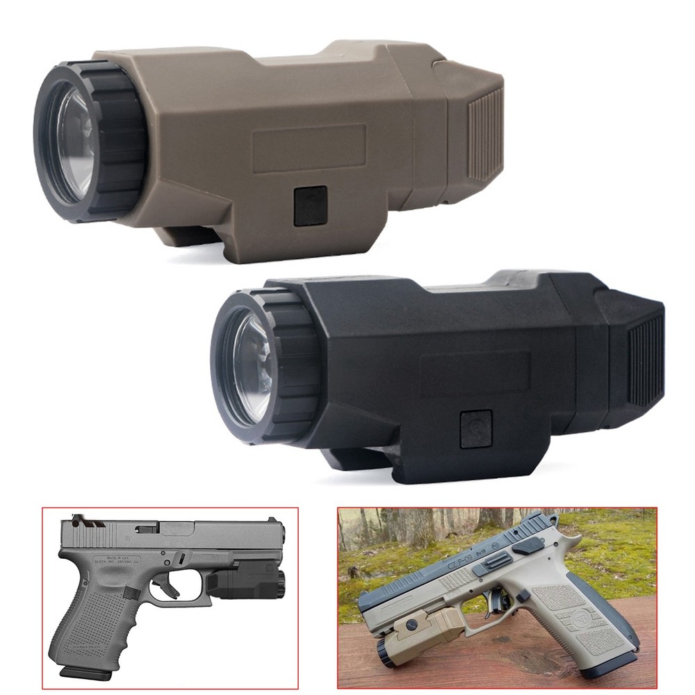 Tactical APL 200 LM Weapon Lamp Light Pistol Multifunction White LED Flashlight