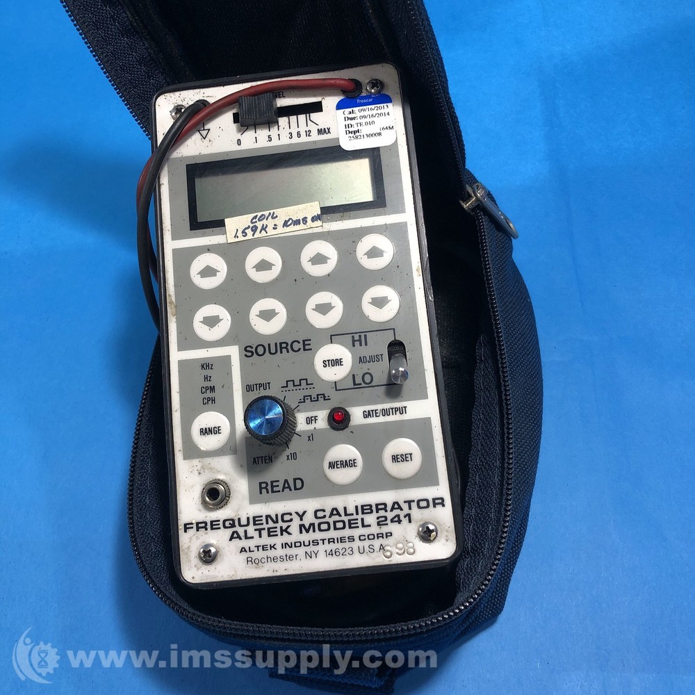 Altek 241 Frequency Calibrator Tester Meter 2784