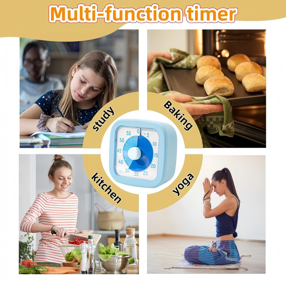 Visual Timer for Kids Timer Home - 60 Minute Kids Visual Timer for Classroom Hom