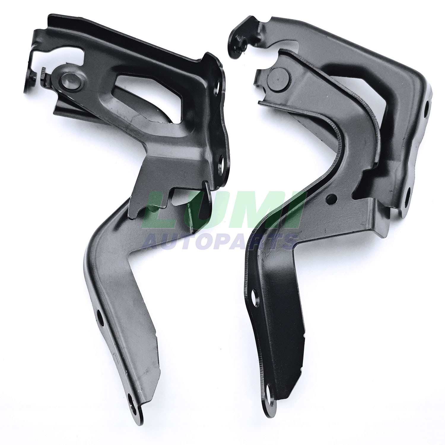 2PCS Black Hood Hinge Right Left For 13-18 Toyota RAV4 TO1236179 TO1236180 2013