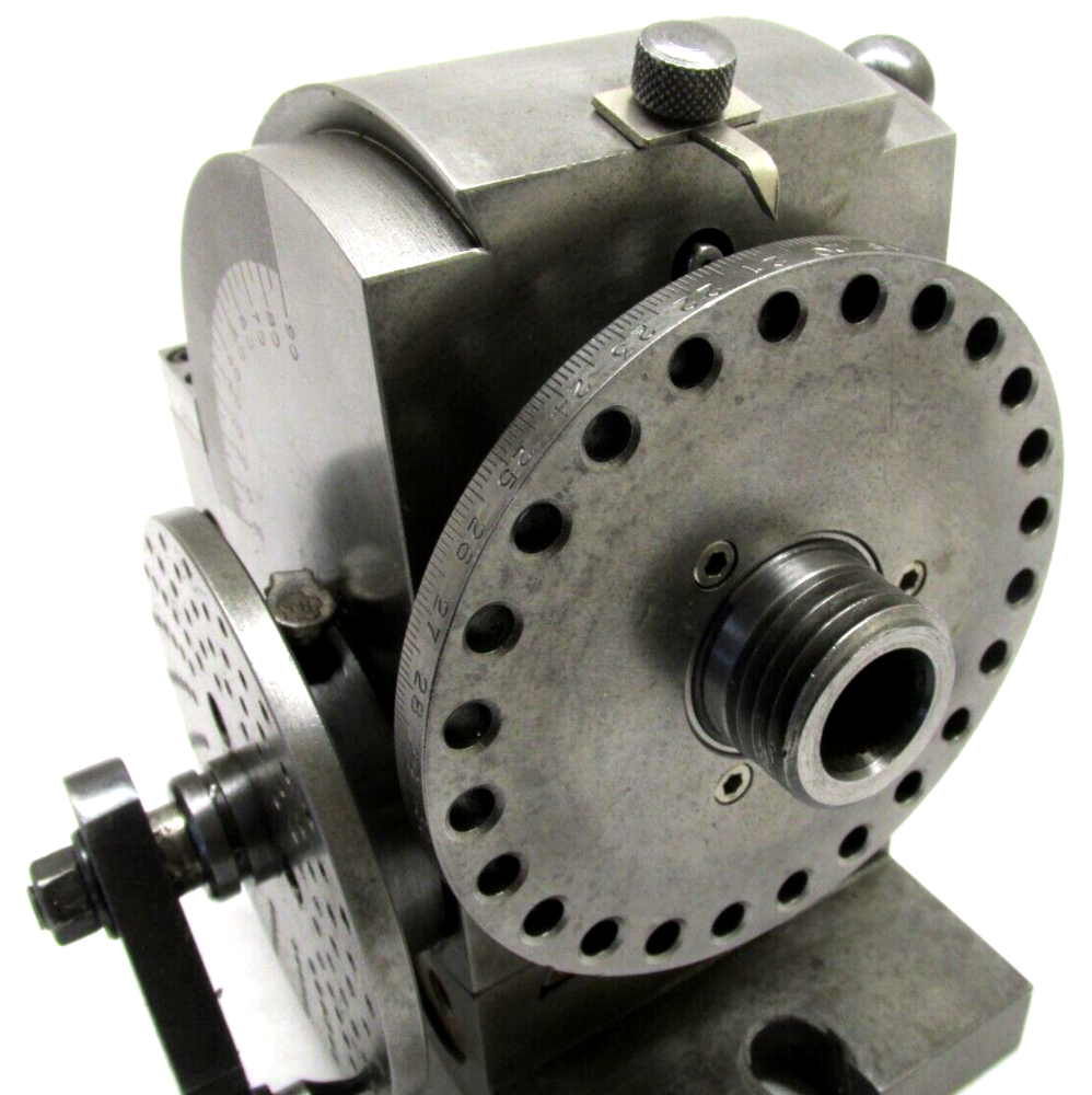 6" SEMI-UNIVERSAL DIVIDING HEAD w/ TAILSTOCK