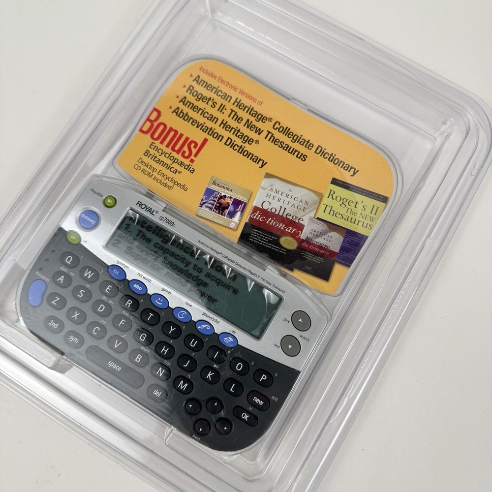 Royal Thesaurus Dictionary Speller & Translator Electronic Handheld RP7000
