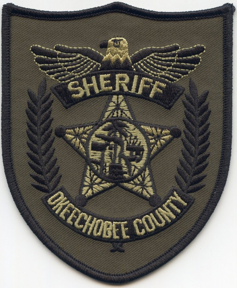 OKEECHOBEE COUNTY FLORIDA Subdued Green SHERIFF POLICE PATCH