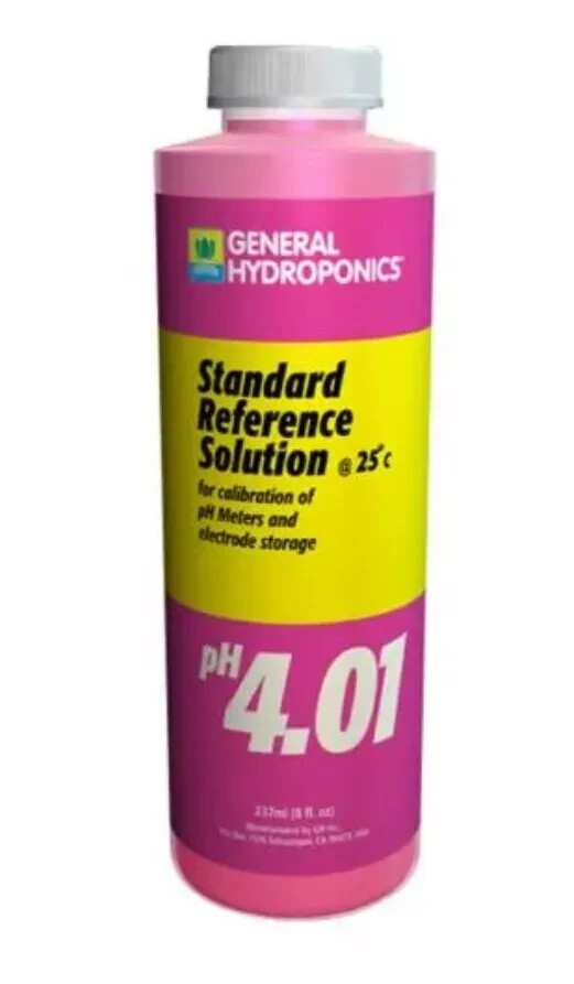 General Hydroponics Standard Reference Solution pH 4.01 -  8oz