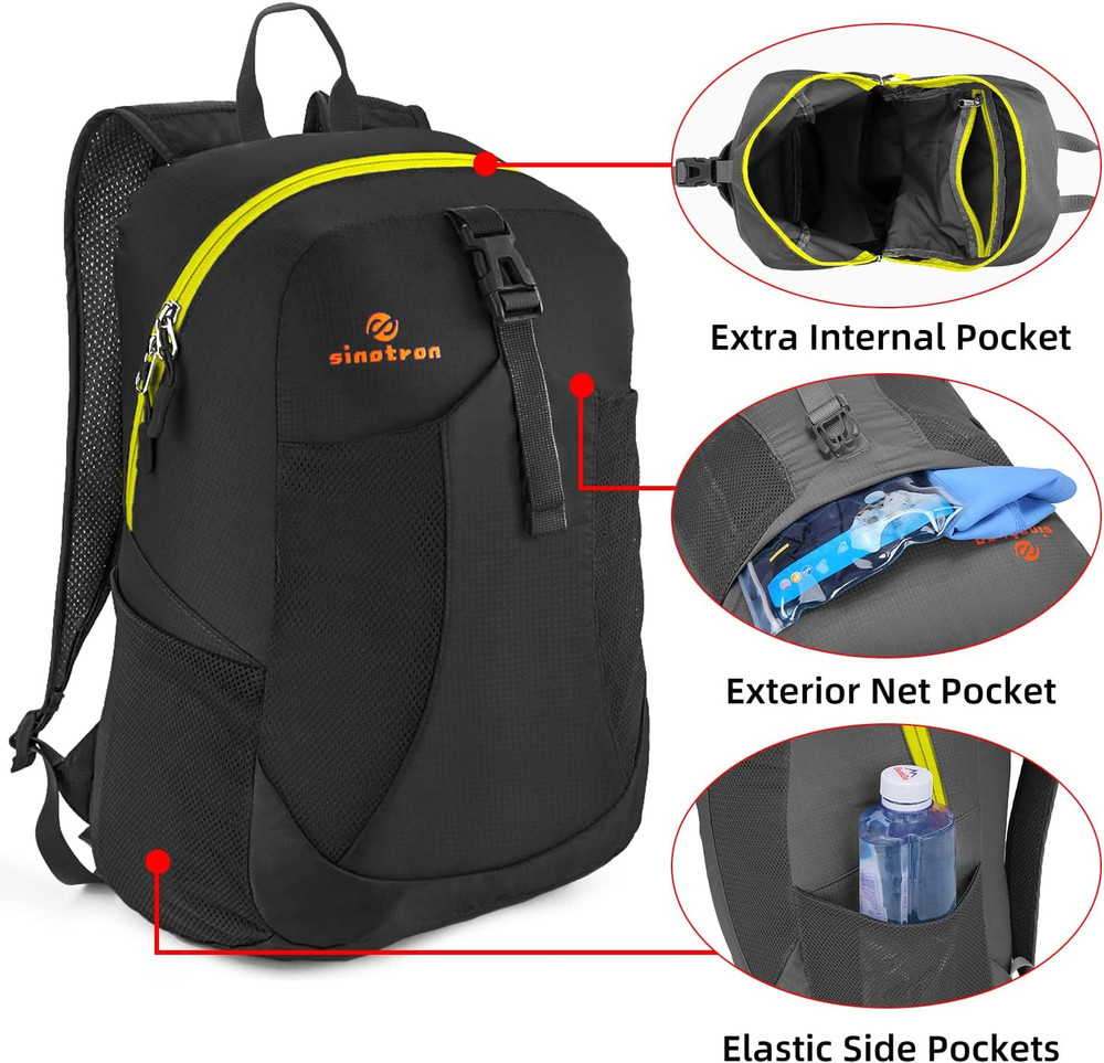 22L Lightweight Packable Hiking Backpack, Small Hiking Backpack Day Pack for Wom