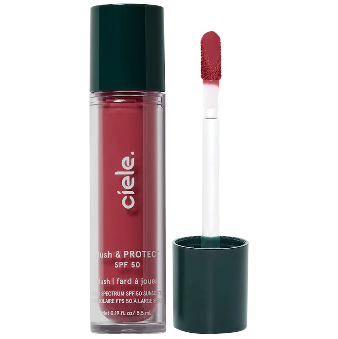 NIB 100%Authentic ciele blush & PROTECT SPF 50+ liquid blush