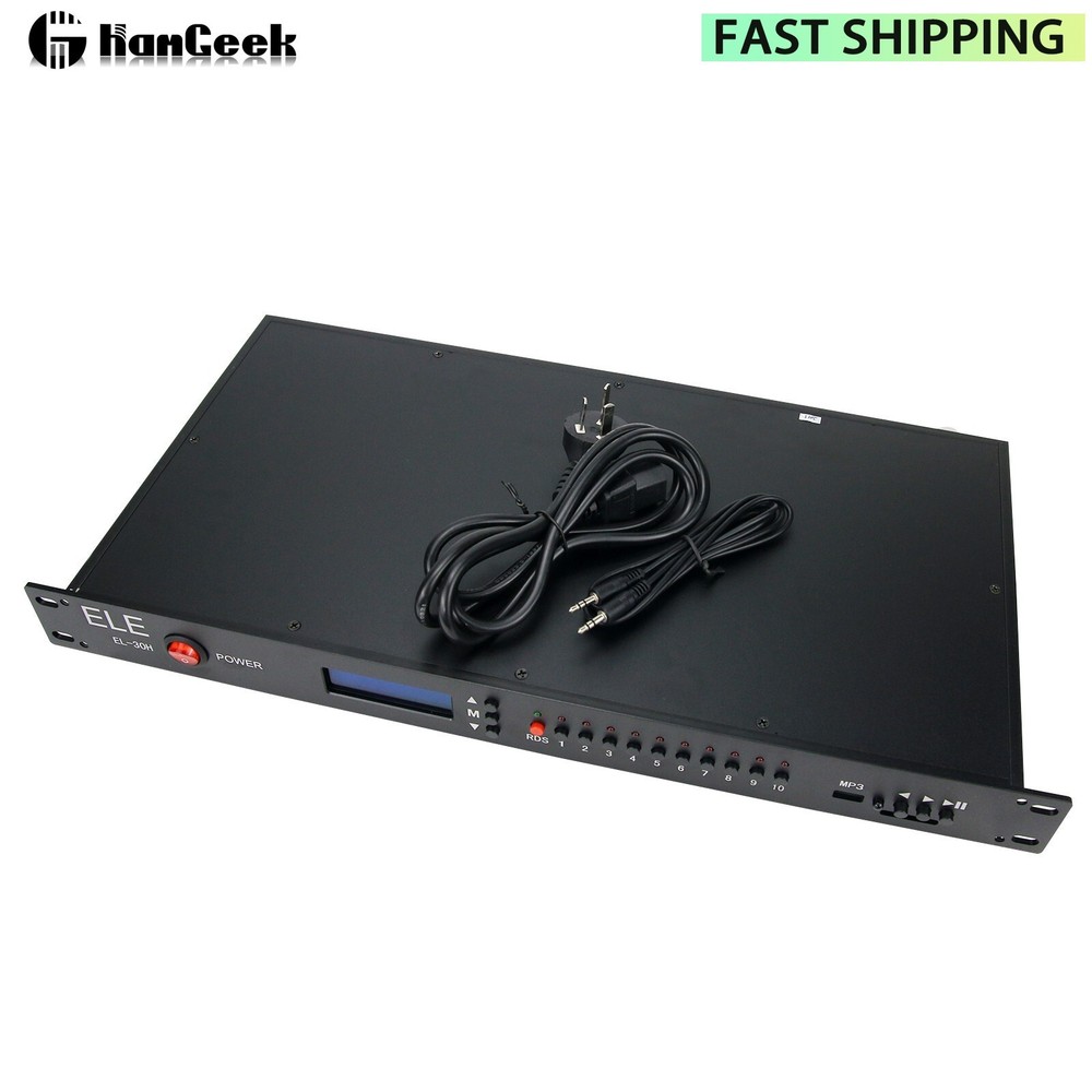 ELE EL-30H 30W FM Broadcast Transmitter w/ RDS & Power Amp Module for Mitsubishi