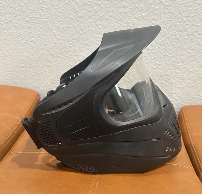 JT Black Full-Face Protective Paintball Mask