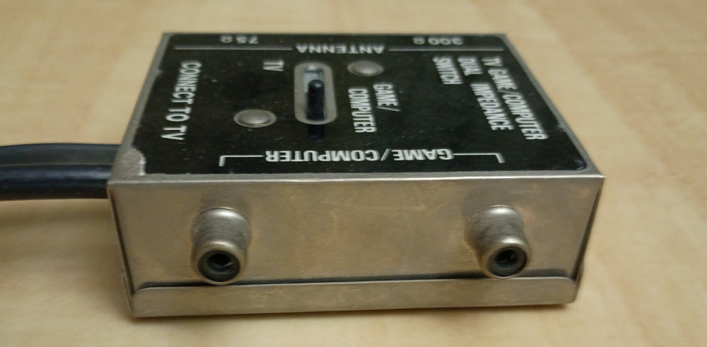 Tv Game Computer Switch Box Adapter - Not Tested