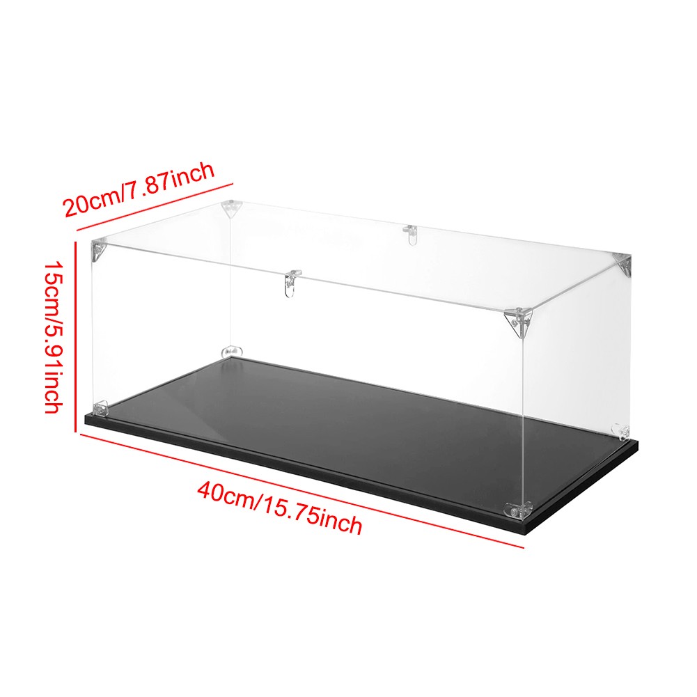 Acrylic Display Case Clear Storage Boxes For 1:14 Scale Diecast Car Models Toys