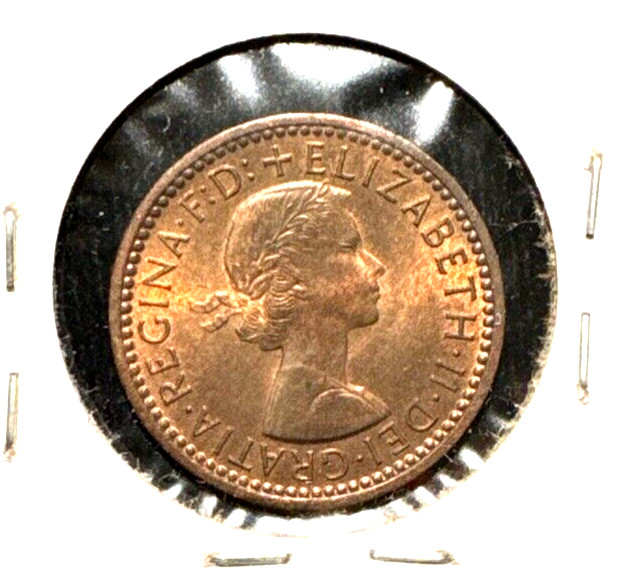 Creat Britain 1955 farthing KM 895 Unc