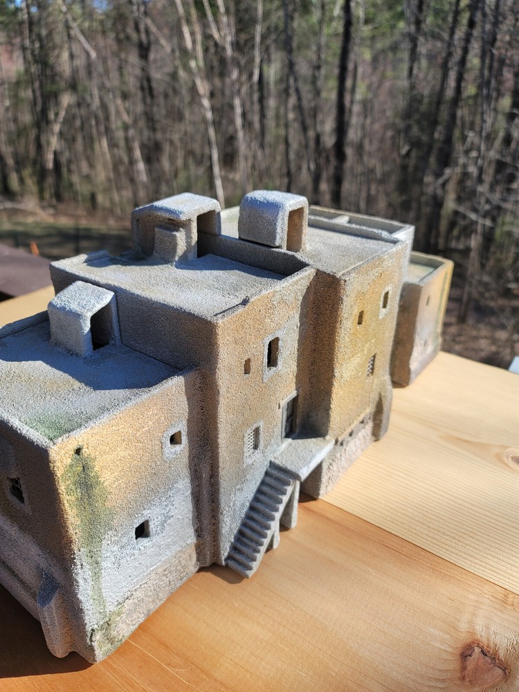Scratch built 28mm Middle Eastern Complex diorama Chris the Model Maker Riordan