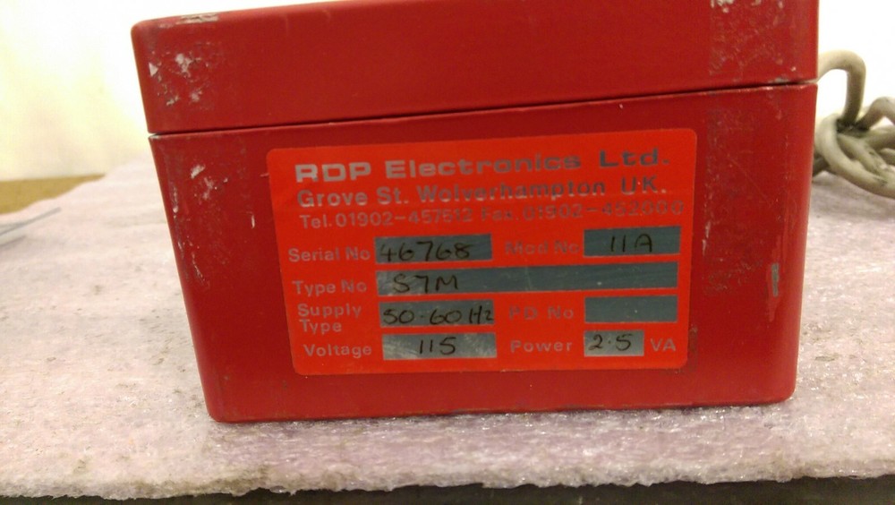 RDP Group S7M Transducer Amplifier -Untested-
