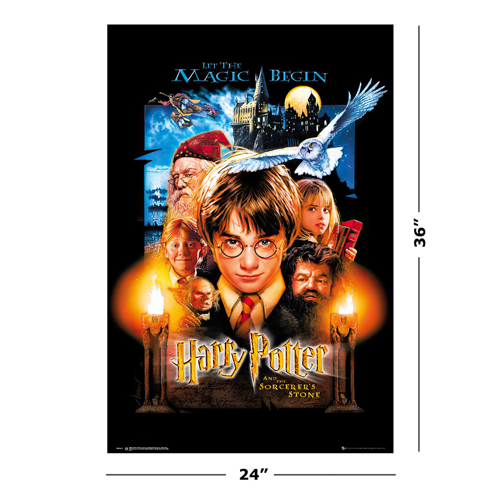 Harry Potter And The Sorcerer's Stone - Movie Poster (Regular Style) (24" x 36")