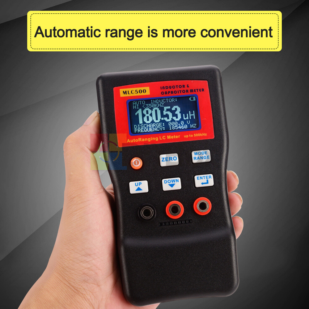MLC500 High Precision Digital Auto-Range Capacitance Inductance Meter Anti-burn